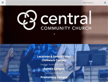 Tablet Screenshot of central365.org